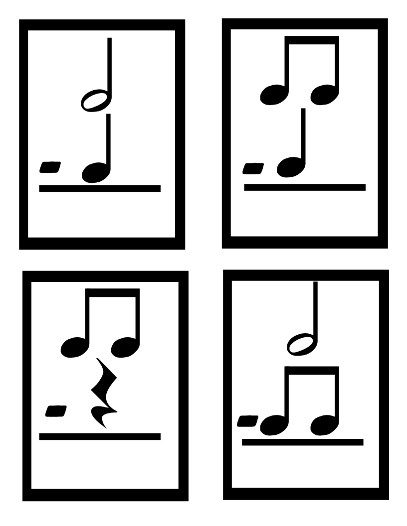 O For Tuna Orff: Music Math Cards