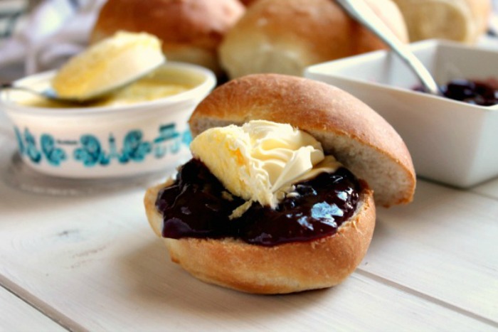 Cornish Splits with Jam and Clotted Cream