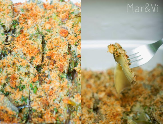 como preparar Alcachofas gratinadas