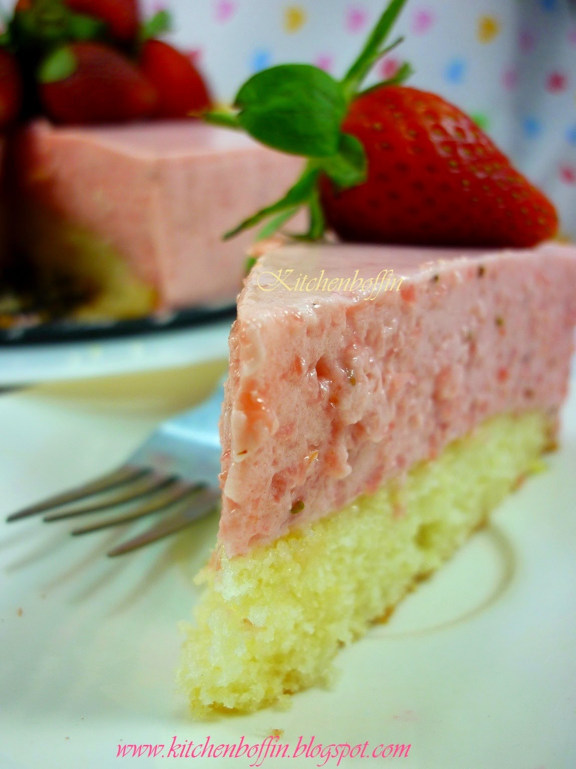 Kitchen Boffin Strawberry Mousse Cake