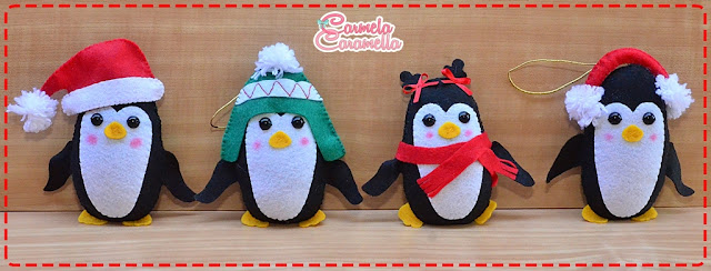 Pingüinos navideños en fieltro DSC_0029