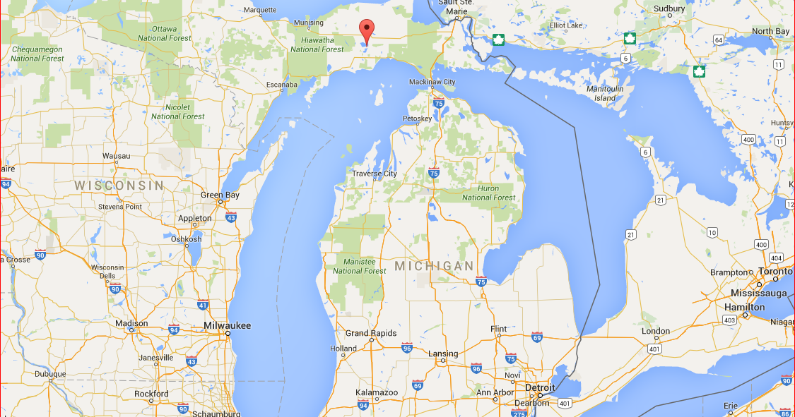 Back to Lake Manistique Maps