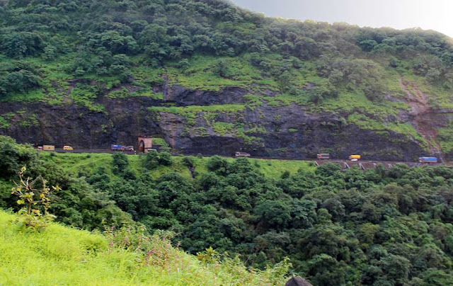 The Mumbai Pune Expressway in the Western Ghats