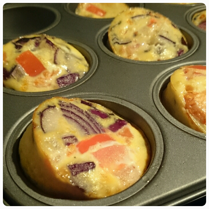 Brewtiful Fiction Tomato and Onion Egg Muffins