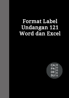 Format Label Undangan 121 Word Dan Excel
