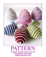 crochet patterns, how to crochet, easter eggs, amigurumi,