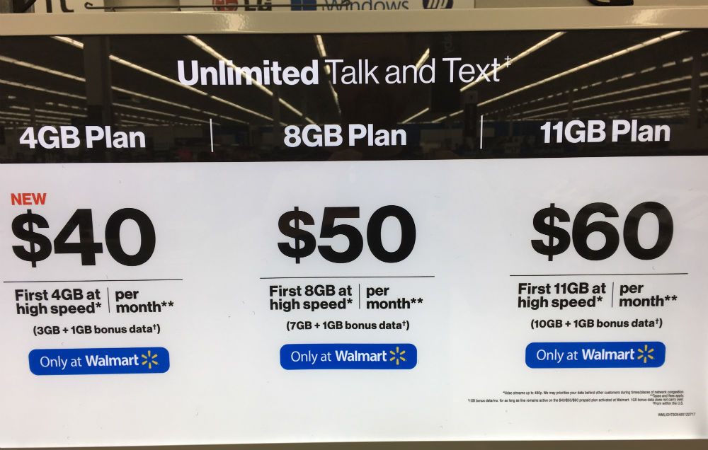 Verizon Cuts Walmart Bonus Data From 2 GB to 1 GB Prepaid Phone News