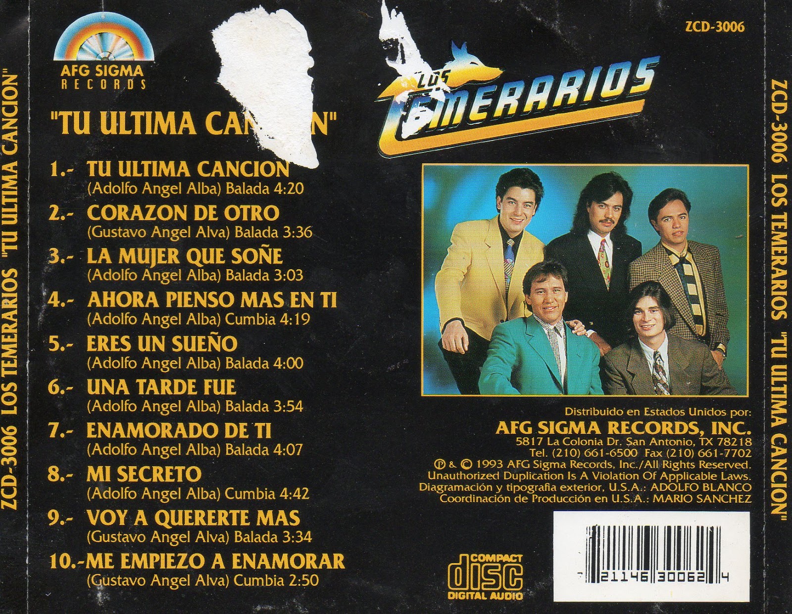 MUSICAL LOS TEMERARIOS TU ULTIMA CANCION MUSICAL LOS TEMERARIOS TU ULTIMA CANCION