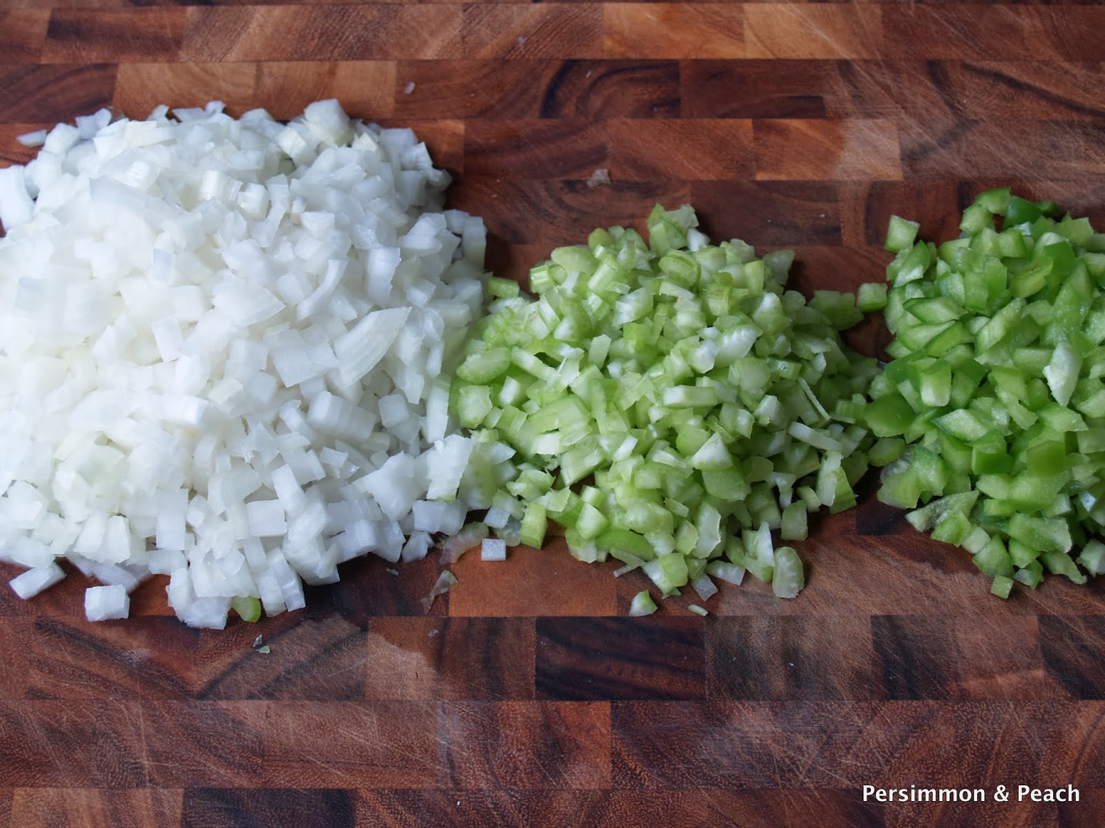 Persimmon and Peach Creole Jambalaya