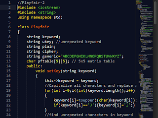 Playfair Cipher with a Debugging challenge! - CSITauthority