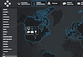 Mapa interactivo: Las Naciones Unidas de vigilancia.