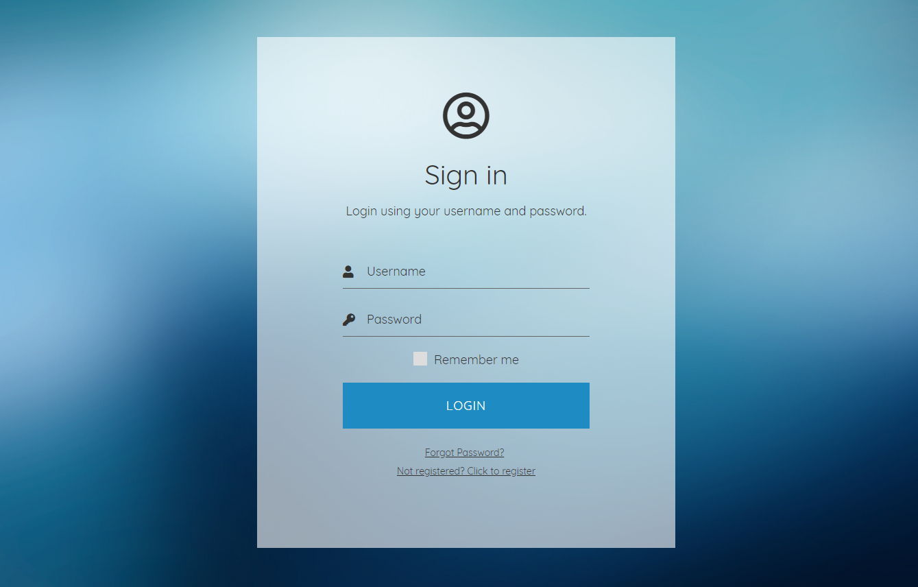 Web Newz: Login, Register and Forgot Password Form using HTML and CSS.