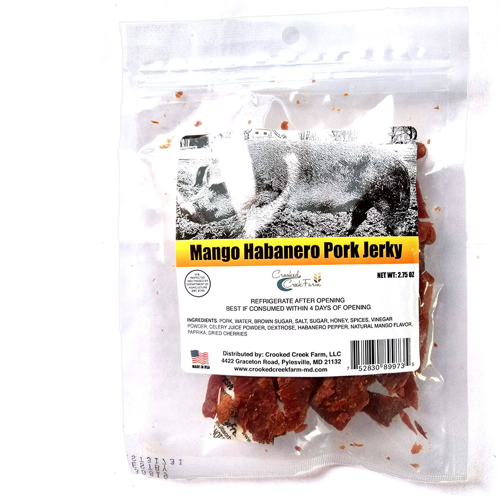 Crooked Creek Farm Mango Habanero Pork Jerky Beef Jerky Reviews