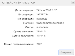 Мой вклад tradecommer.exchange обзор