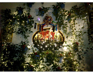 El Pimpi de Málaga se decora en Navidad 