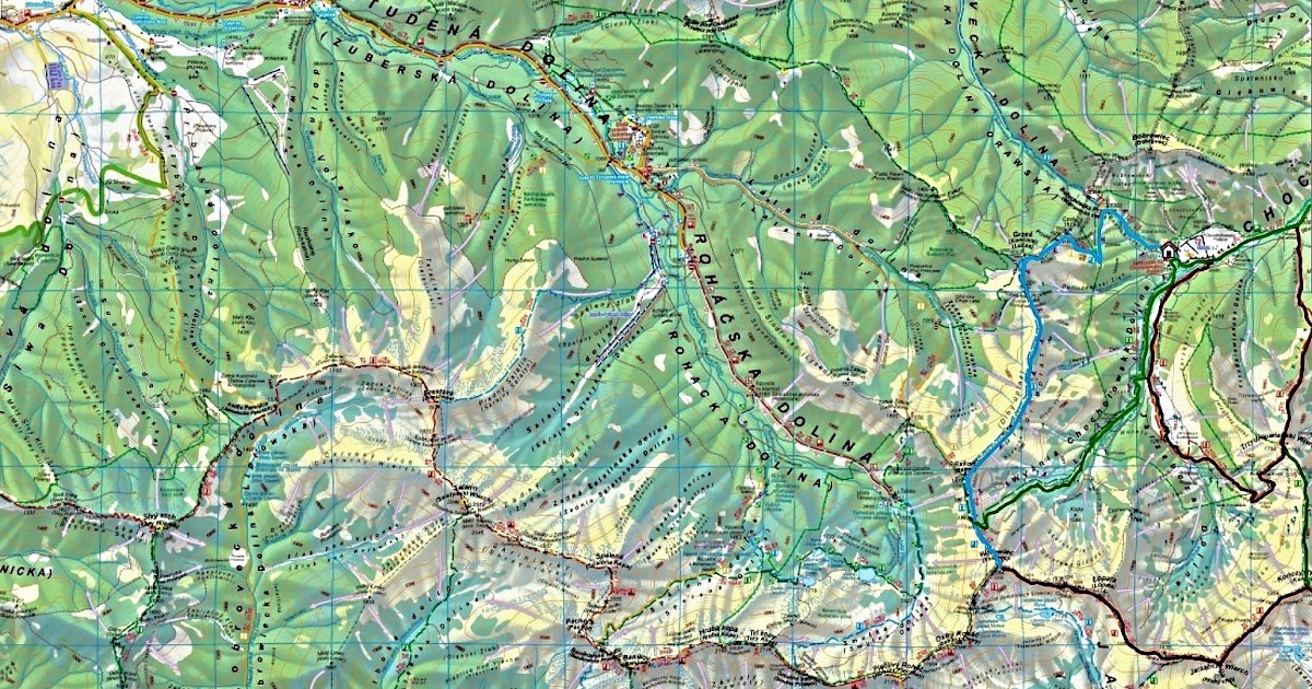 W góry Tatry Zachodniemapa