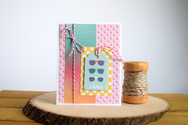 Summer Card by Jess Crafts from Echo Parks Summer Dreams 6x6 Paper Pad