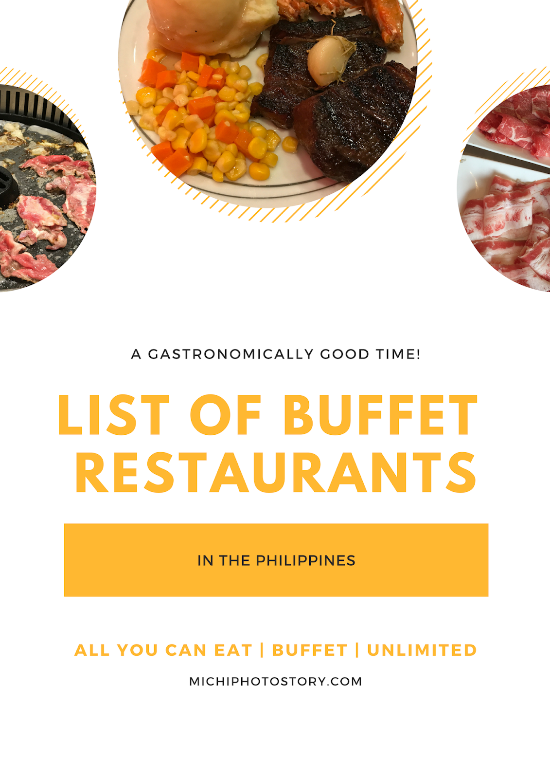 Michi Photostory List of Buffet Restaurants in the Philippines