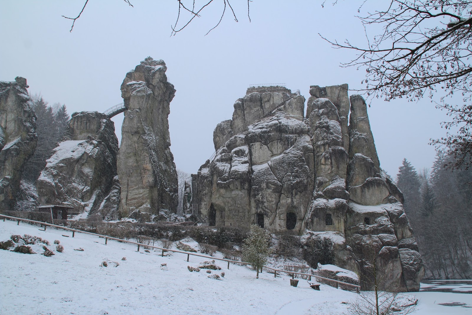 Thoughts of an Aussie Litho Pagan (Romuvis): Externsteine-"The
