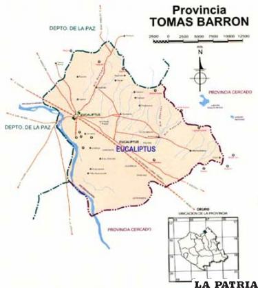 Provincia Tomás Barrón: departamento de Oruro (Bolivia)