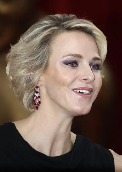Princess Charlene at the opening ceremony of the Monte Carlo Television Festival 