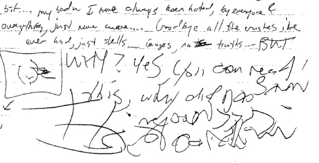bengoodspeed: Dylan Klebold's "Existences"