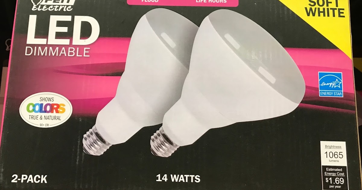 Feit Electric LED BR40 Flood Light (2 Pack) Costco Weekender