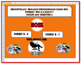 Contoh Rekapitulasi Realisasi BOS Format K-8 Dan K-7 Format Excel.Xlsx