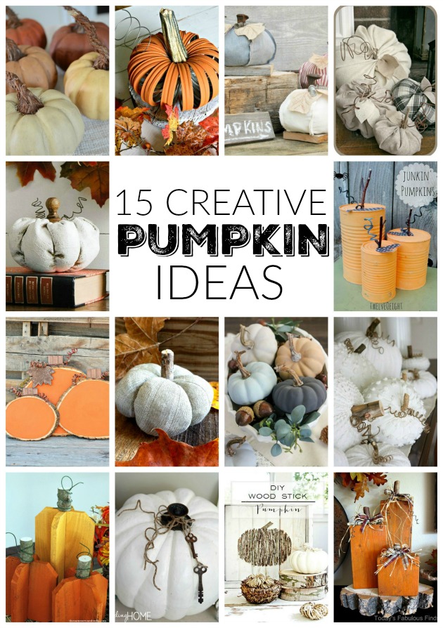 15 DIY Pumpkin Ideas to Try | Little House of Four - Creating a beautiful home, one thrifty ...