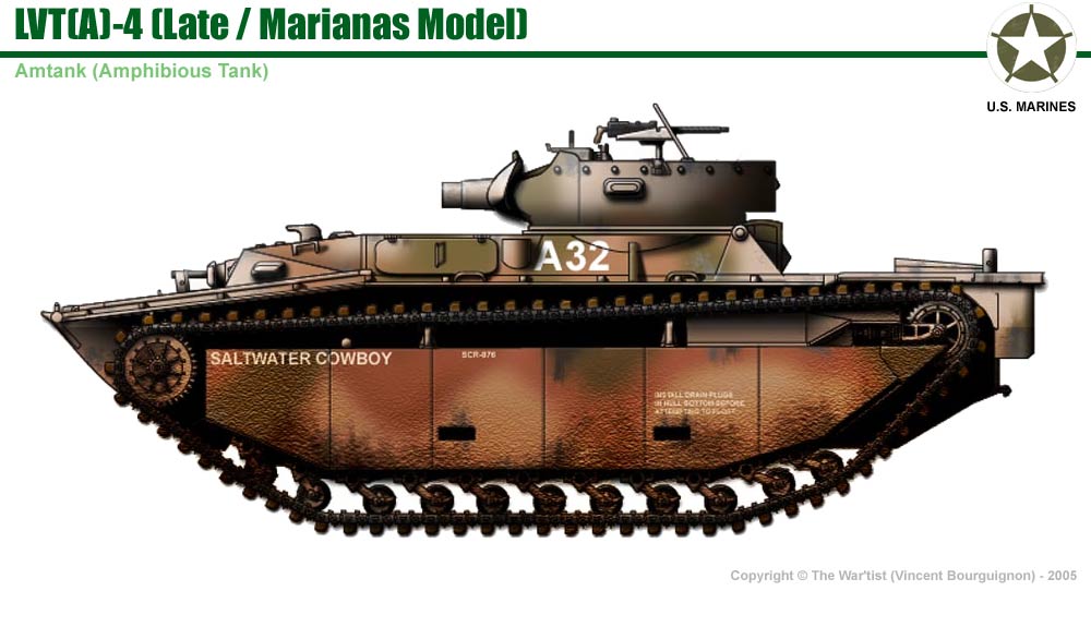 Navy Matters WWII LVT(A) Amphibious Tank