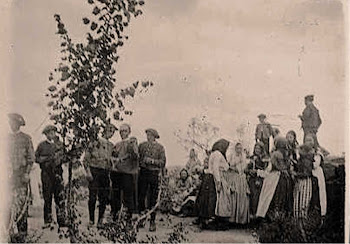 Tipos humanos en el Teso San Cristóbal, VILLARINO, mayo 1902