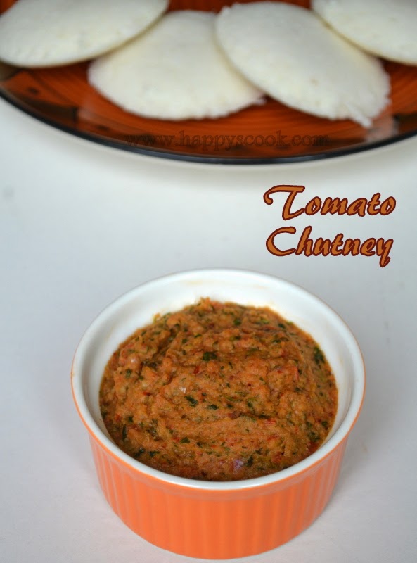 Tomato Chutney With Coriander leaves and Small Onion(Mom's Special