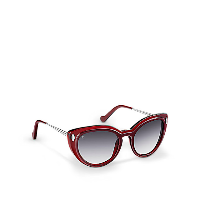 These Louis Vuitton sunglasses show a good example of a pattern through the  lens. It h…