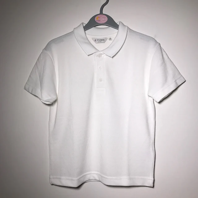 A white polo t-shirt