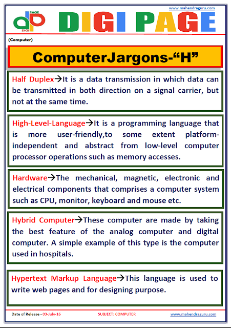 Digi Page-Computer Jargons Digi Page-Computer Jargons