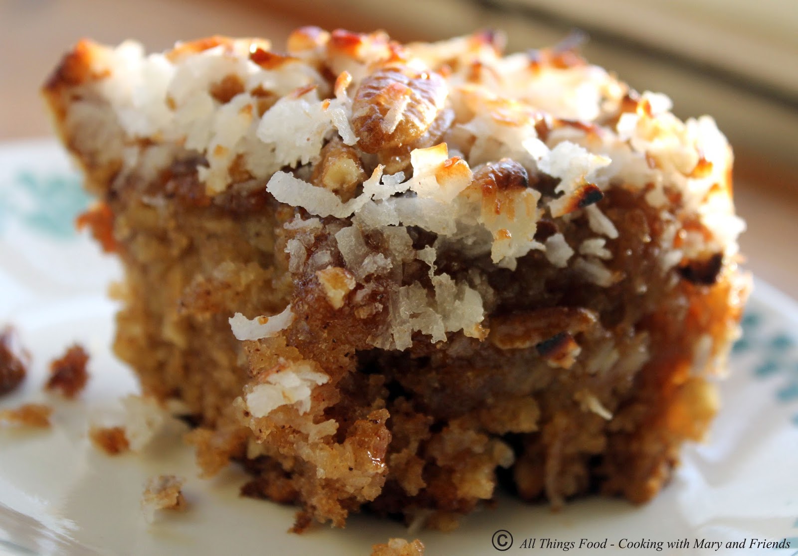 Cooking With Mary and Friends Lazy Daisy Oatmeal Cake