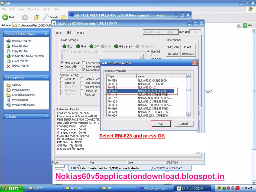 File none. Pkey emulator. select none files.