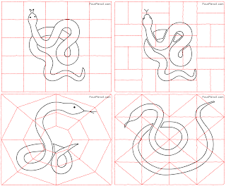 Four grid: Free printable Python grid line drawing worksheet/activity ...