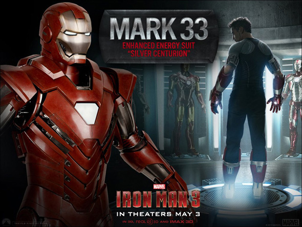 Las Nuevas armaduras en Iron Man 3