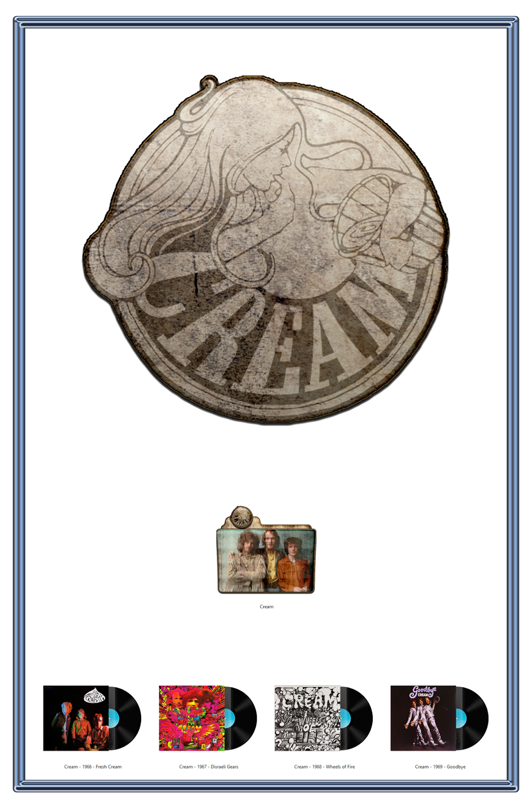 Album Art Icons Cream Discography Icons (ICO & PNG)