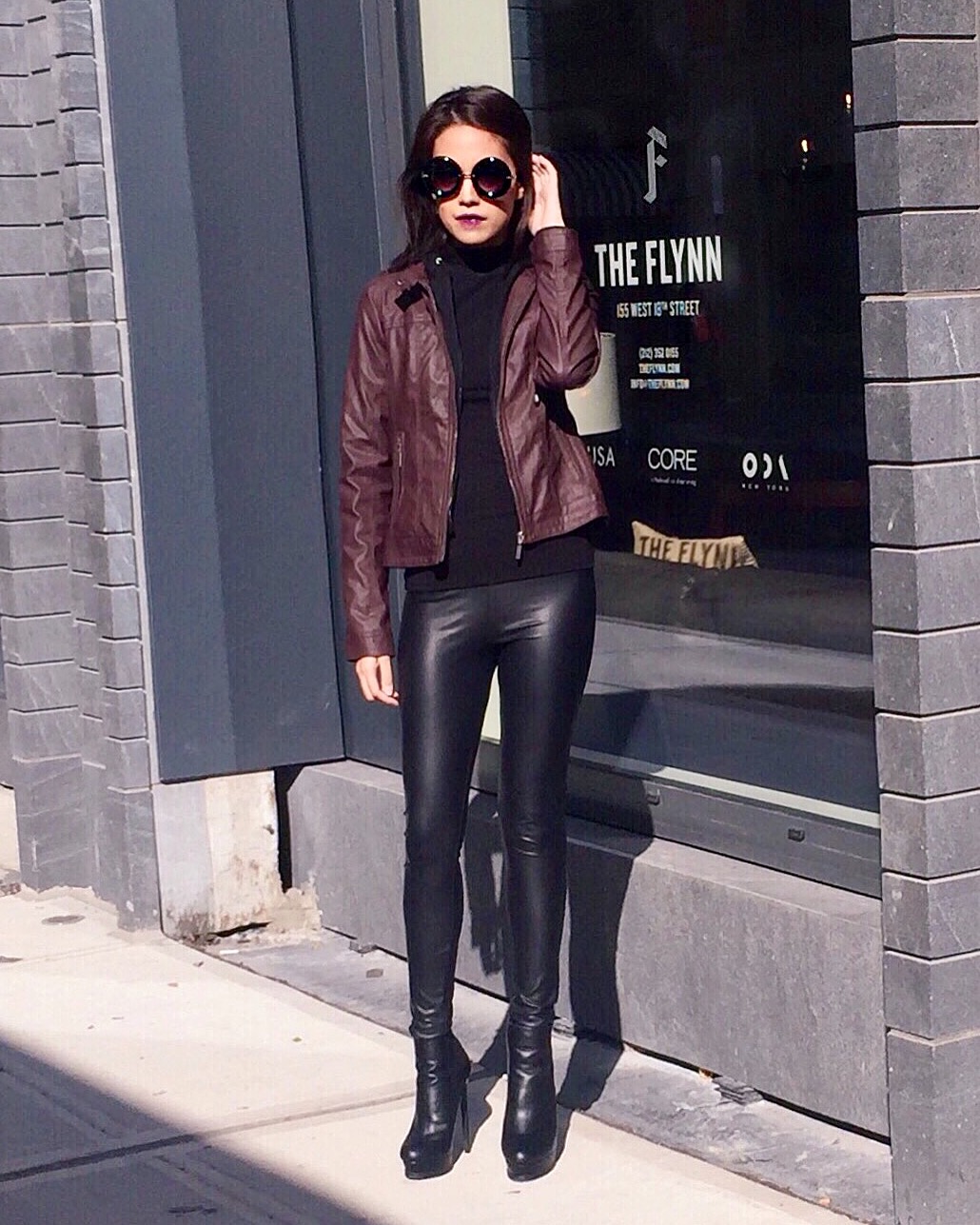 Faux Leather Pants | THE DAY STYLE