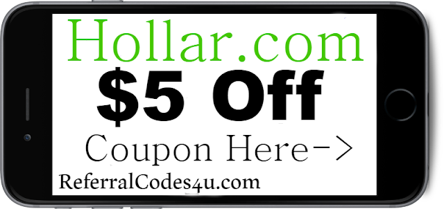 $5 off Hollar New Customer Discount Code Coupon 2023-2024 July, Aug, Sep, Oct, Nov, Dec