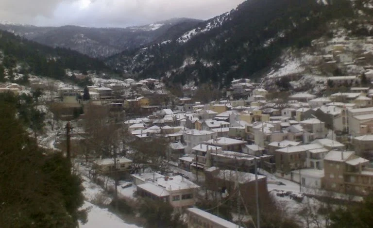 Εύβοια: Στα λευκά ξύπνησε η Στενή - Πέφτουν οι πρώτες νιφάδες χιονιού και στην Χαλκίδα - Που θα χιονίσει τις επόμενες ώρες! 