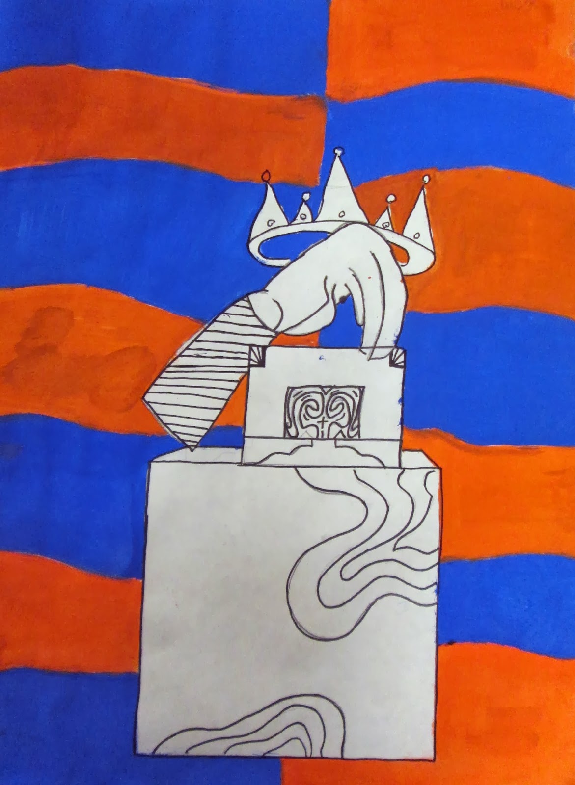 Art at Leestown: Positive/Negative Space Still Lifes