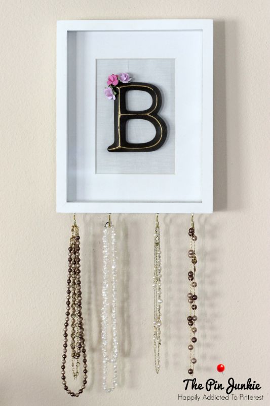 Monogram Art Jewelry Organizer