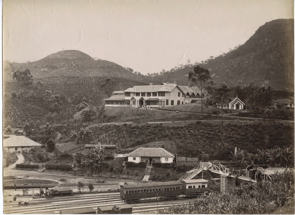 Adam's Peak (Sri Pada) Hotel in Sri Lanka - c1880's - Old Indian Photos