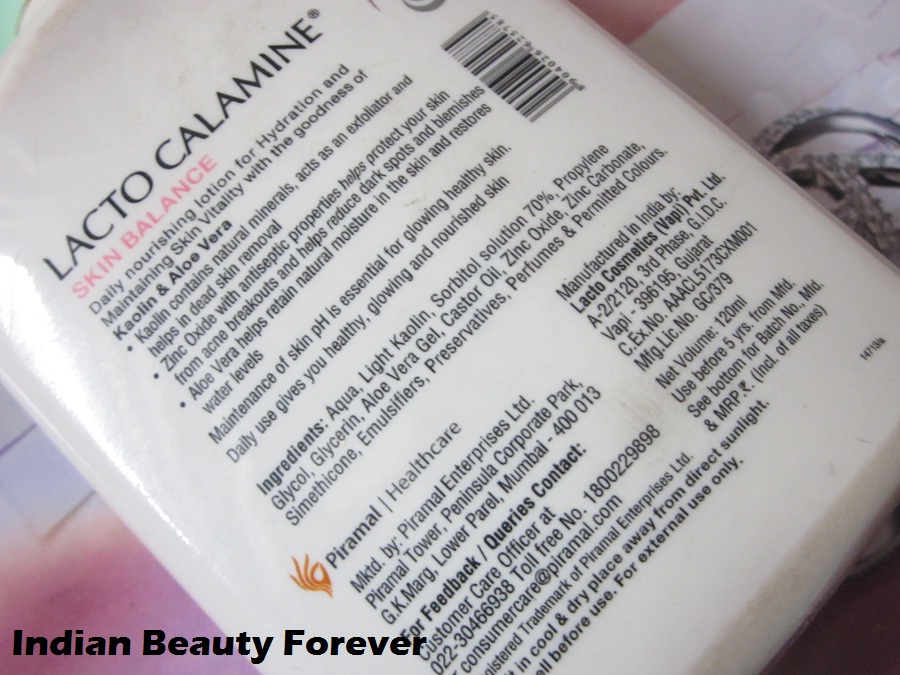 Lacto Calamine daily nourishing lotion for dry skin Review