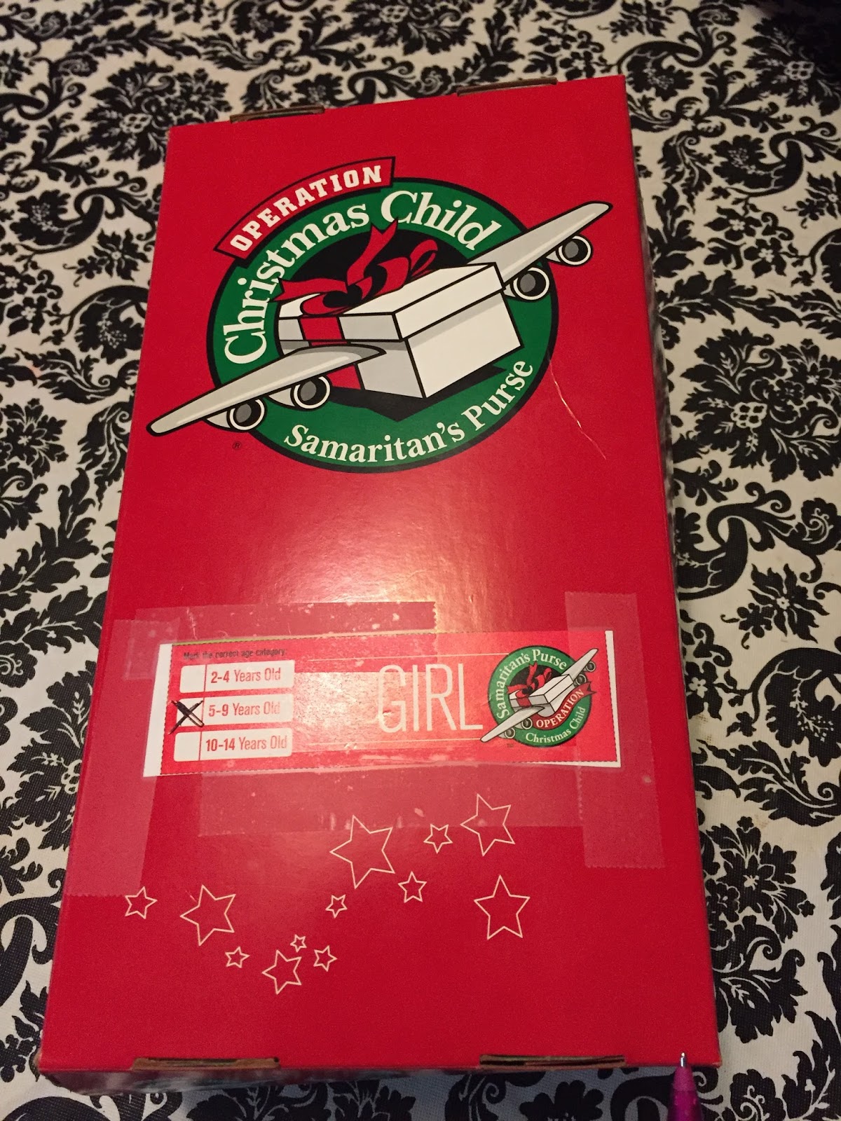 tin and sparkle: Samaritan's Purse