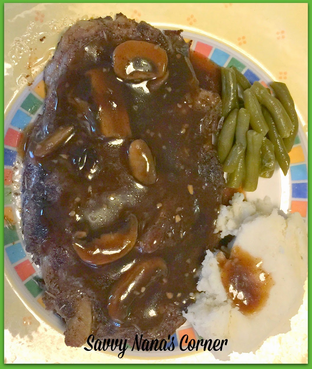 Balsamic Vinegar & Mushroom Steak Sauce Savvy Nana