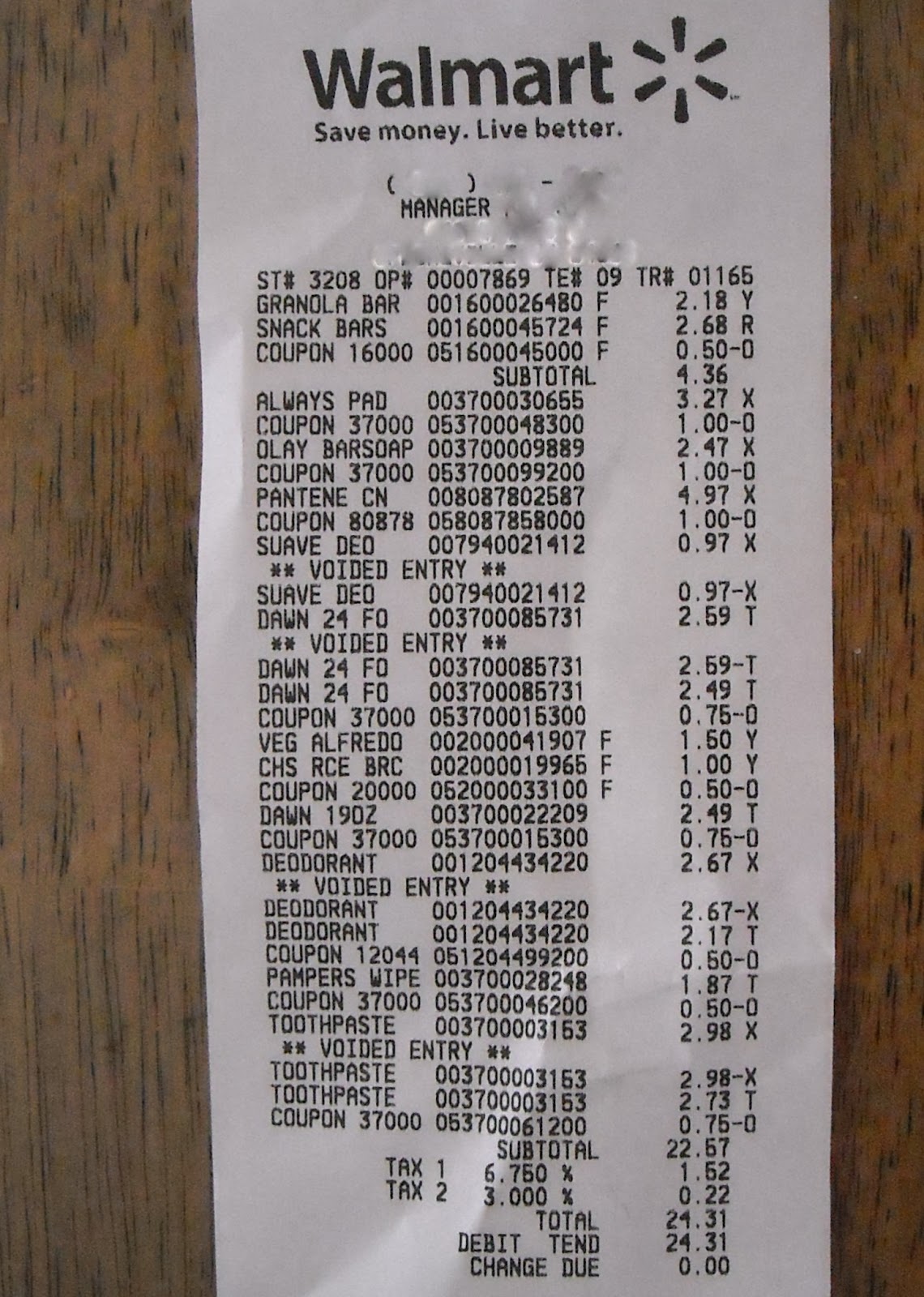 My Brand of Frugality Double Coupon Day at Walmart